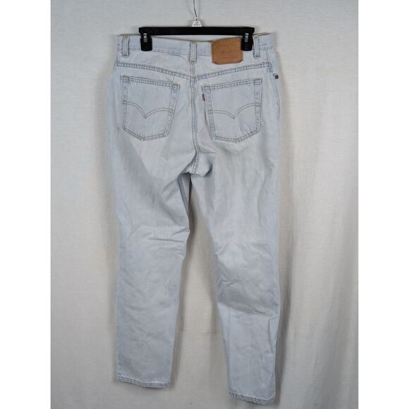 Vintage Levi's 550 Relaxed Fit Tapered Leg Jeans White Wash Women's Size 12 M - Picture 6 of 12